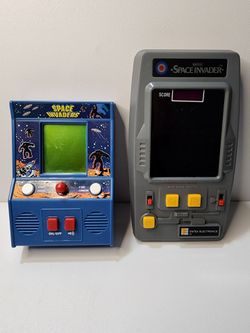 Vintage Entex Space Invader and Basic Fun Space Invaders Handheld Games. Selling both as a bundle.