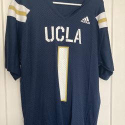 NEW Adidas UCLA Dark Blue Football Jersey Medium