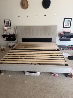 Cali king bed frame