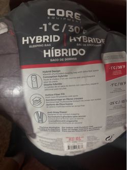 Hybrid -1C/30F sleeping bag