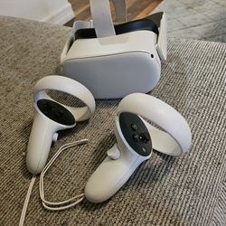 Oculus Quest 2 VR Headset and Controllers