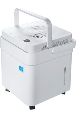 New-Midea Cube 35 Pint Dehumidifier for Basement, 3,500 Sq. Ft, Energy star Large Capacity Water Tank with Drain Hose, Wi-Fi Enabled, Works with Alexa