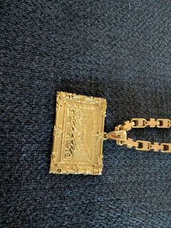14K Gucci/Franco Gold Chain w Pendant