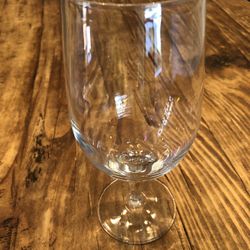 LENOX USA CRYSTAL WINE/WATER FOOTED GOBLET/GLASS 8” TALL