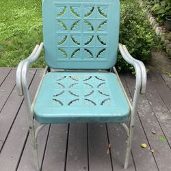 Vintage Metal Lawn Porch chair