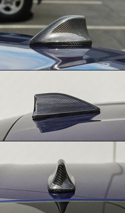 BRAND NEW 2022-2025 SUBARU BRZ TOYOTA GR86 REAL CARBON FIBER SHARK FIN ANTENNA COVER CAP