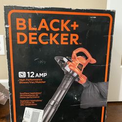 BLACK+DECKER 12-Amp Handheld Leaf Blower