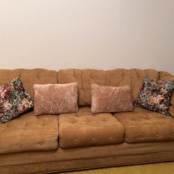 Sofa Bed And Two Chairs