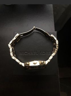 Watch Chronograph Ladies Gold Tortoise