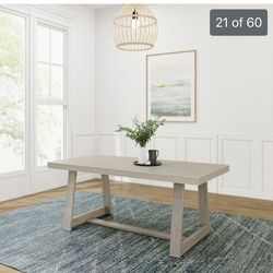6’ dining table