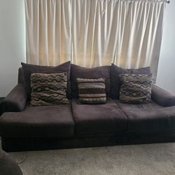 Deep Couch and matching Circular Love Seat