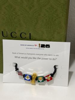 Bank of America FIFA Fan Fest World Cup Charm Bracelet Small NEW