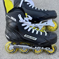 Bauer RS Inline Hockey Skates - Excellent Condition (Size 9)
