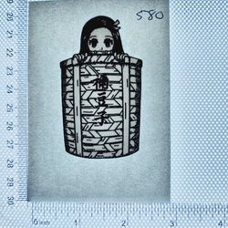 Iron On Heat Transfer  Good For T-shirts Sweaters Jackets T Shirt Design Size Is About 3x2 Nezuko #580