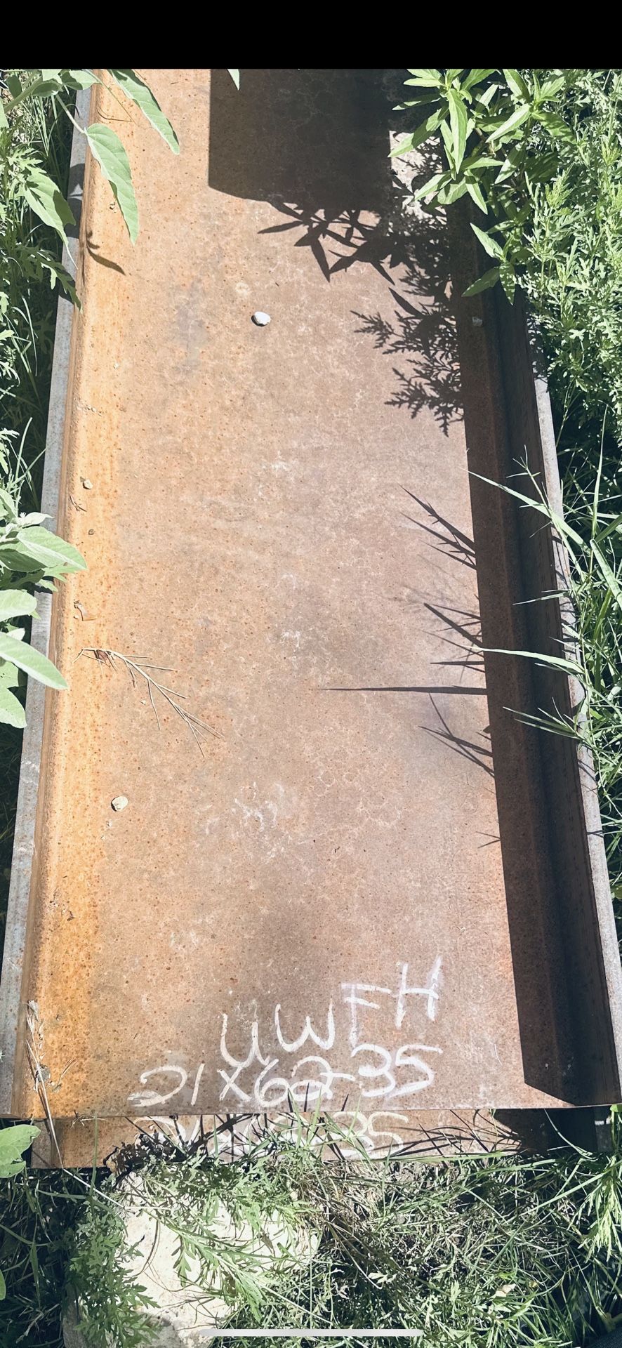 4 Steel Beams 21x62x35