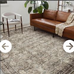 Washable Area Rug 10x14, Boho Design