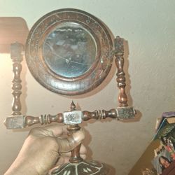 Vintage Wooden Vanity Table Mirror