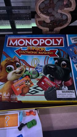 Monopoly jr. electronic banking