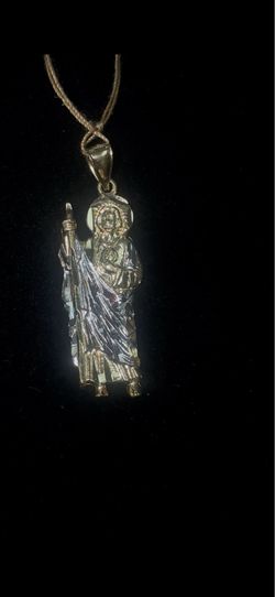 14K SAINT JUDE PENDANT