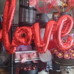 Valentine Day Gifts Teddy Bear Boxes Balloons 