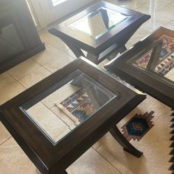 Coffee Table with 2 End Tables 