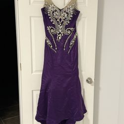 Purple Party Dress