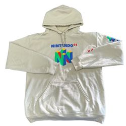 Nintendo 64 Beige Unisex Medium Sweatshirt Hoodie Pullover *READ*
