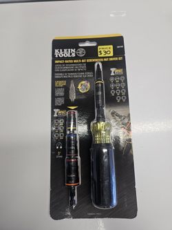 KLEIN TOOLS IMPACT RATED MULTI BIT SCREWDRIVER 