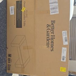 Better Homes & Gardens Ezra Oversized Coffee Table, Walnut