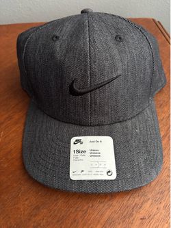 NEW Nike SB JDI V21 Denim Hat Cap Snapback Skateboard DR0124-010 OSFM Jean Men's