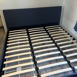 Navy Bed Frame