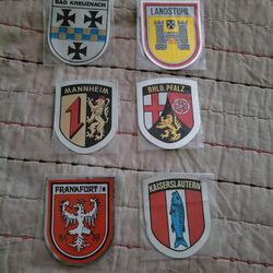 Germany 🇩🇪 Plastic Decal Patches 