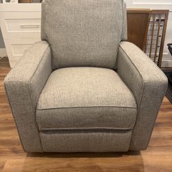 True Innovations – Paxley Fabric Swivel Glider Recliner