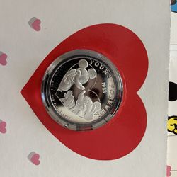 Disney Rare Mint Edition Valentine Coin 