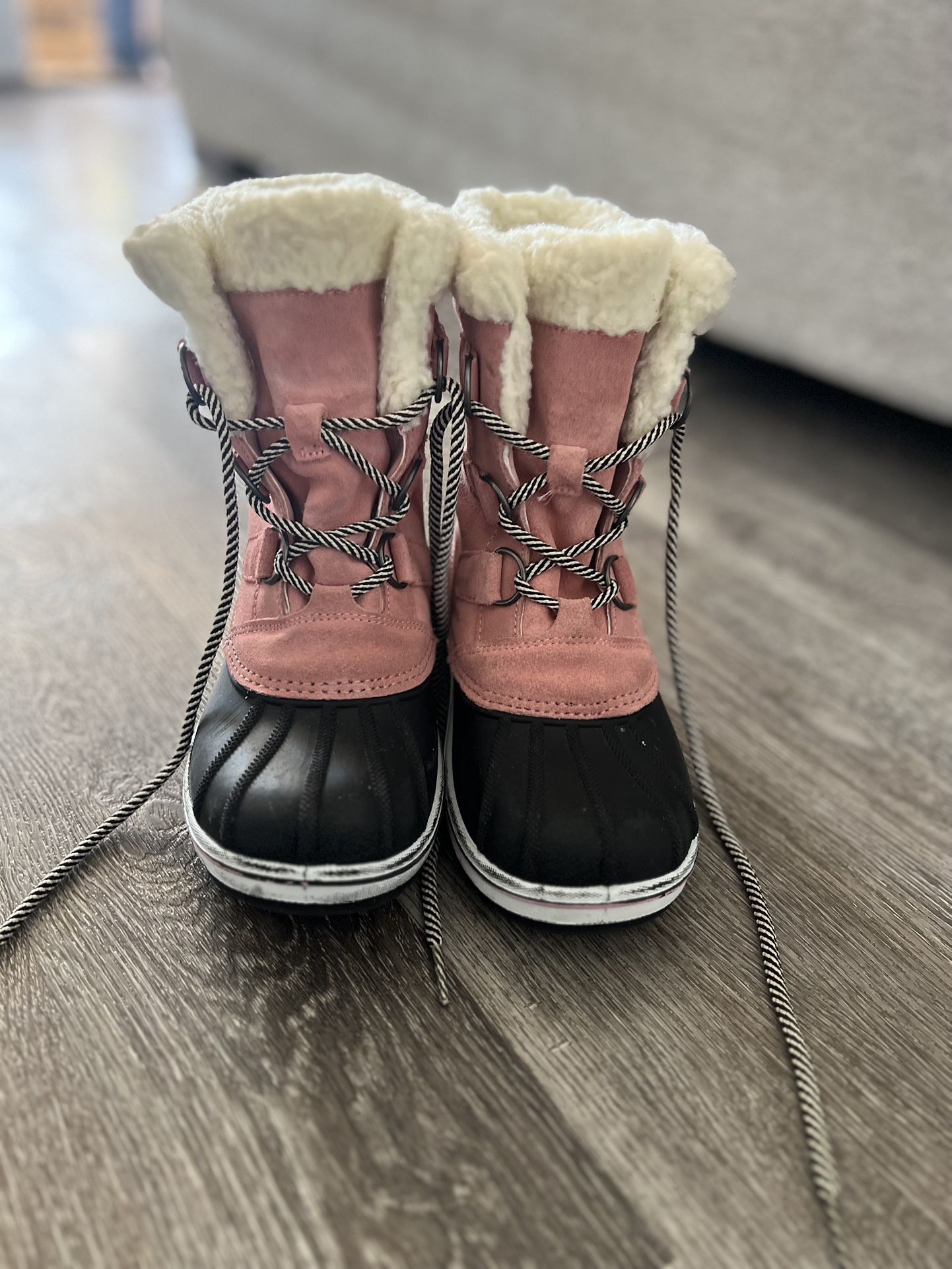 Pink Snow Boots