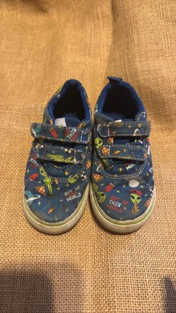 Vans toddler 9us  alien pizza theme