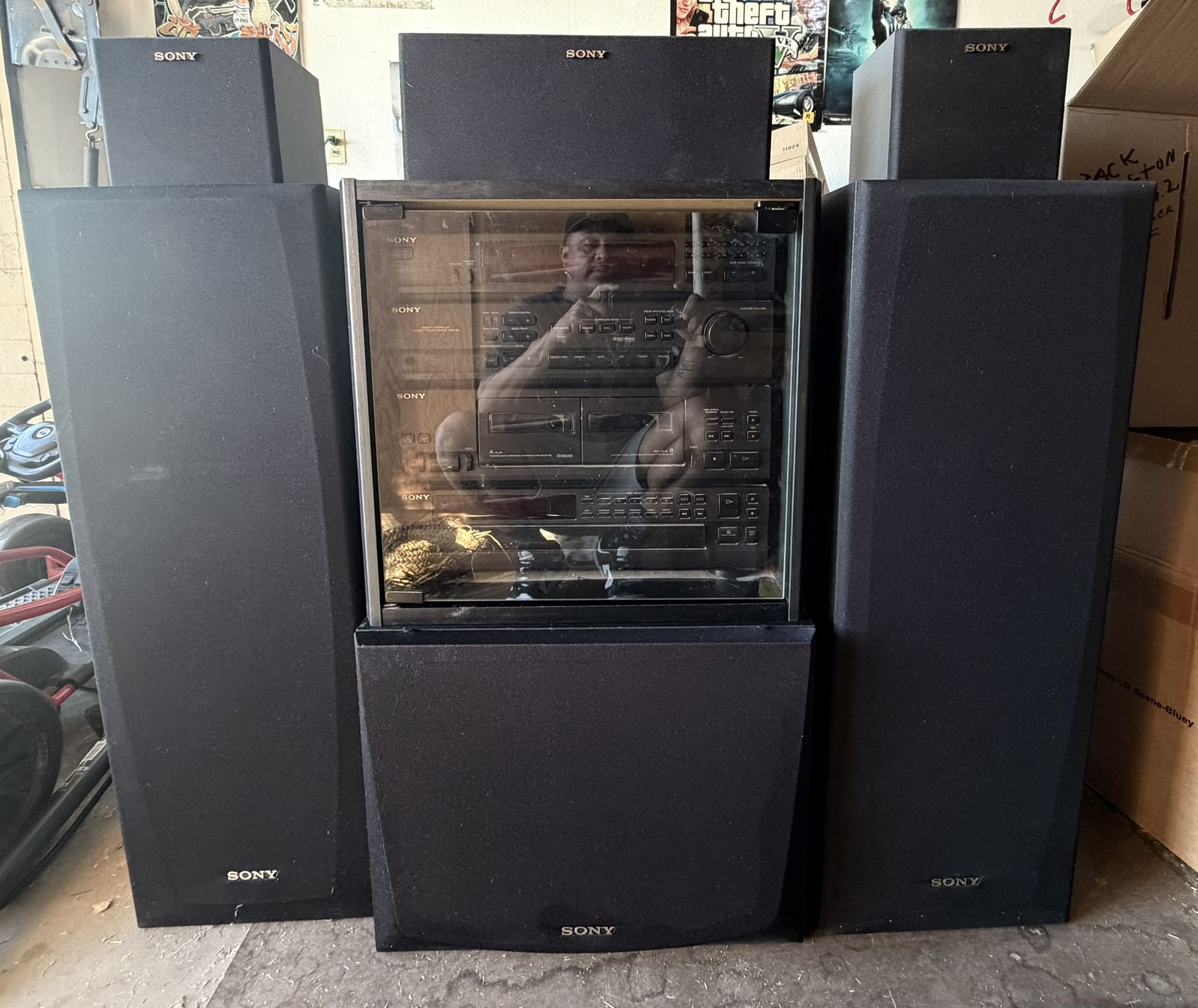 Sony Stereo System Audio Rack SU-S4610