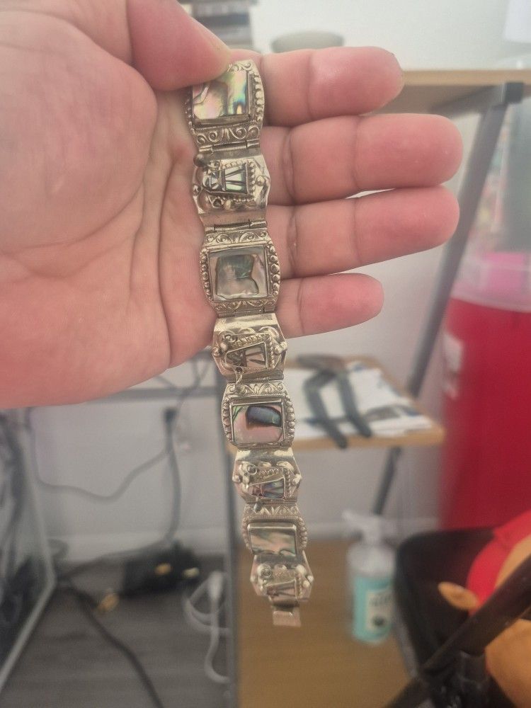 Sterling Silver Mexican Bracelet