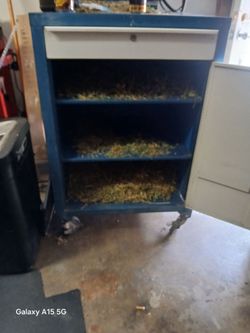 Locking tool cabinet