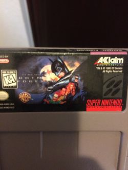 Batman forever for super Nintendo
