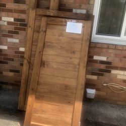 Wood full bed frame with head and foot boards