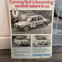 1983 Rare Skoda RAC vintage 