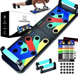 Push-up Board With Resistance Bands 