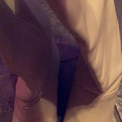 Long White Boots 