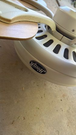 5-Blade Ceiling Fan with White Motor Housing