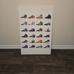 Sneakers Wall Canvas 