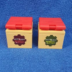 2 Limited Edition Gear Head Crate Garage Launcher With Racers