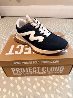 Project Cloud Low-Top Sneakers Navy Blue