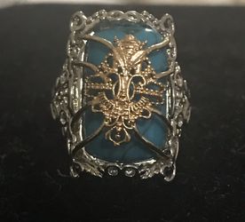 Turquoise silver ring