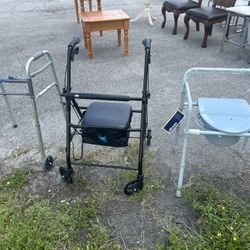 Walker , Rollator Walker , Bedside Commode